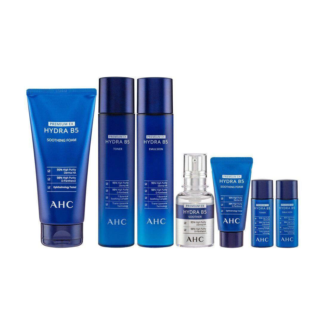 Уцінка! Набір для обличчя AHC Premium Ex Hydra B5 Special Set, 7 предметів
Уцінка! Набір для обличчя AHC Premium Ex Hydra B5 Special Set, 7 предметів