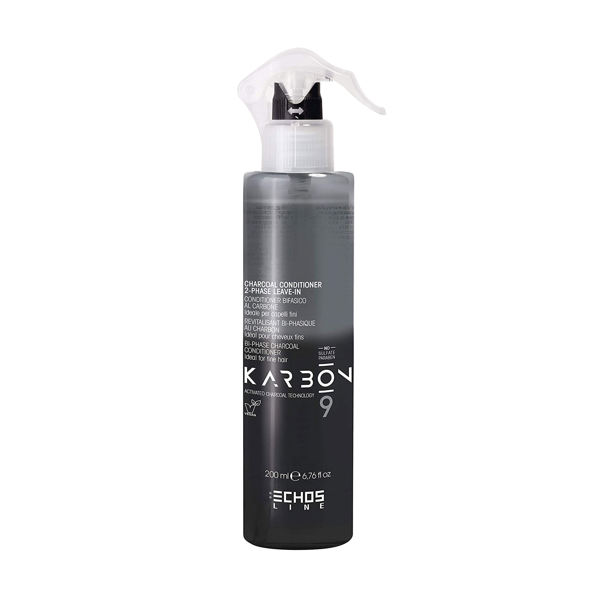 Уцінка! Двофазний незмивний кондиціонер для волосся Echosline Karbon 9 Charcoal Conditioner 2 Phase Leave-In з активованим вугіллям, 200 мл
Уцінка! Двофазний незмивний кондиціонер для волосся Echosline Karbon 9 Charcoal Conditioner 2 Phase Leave-In з активованим вугіллям, 200 мл