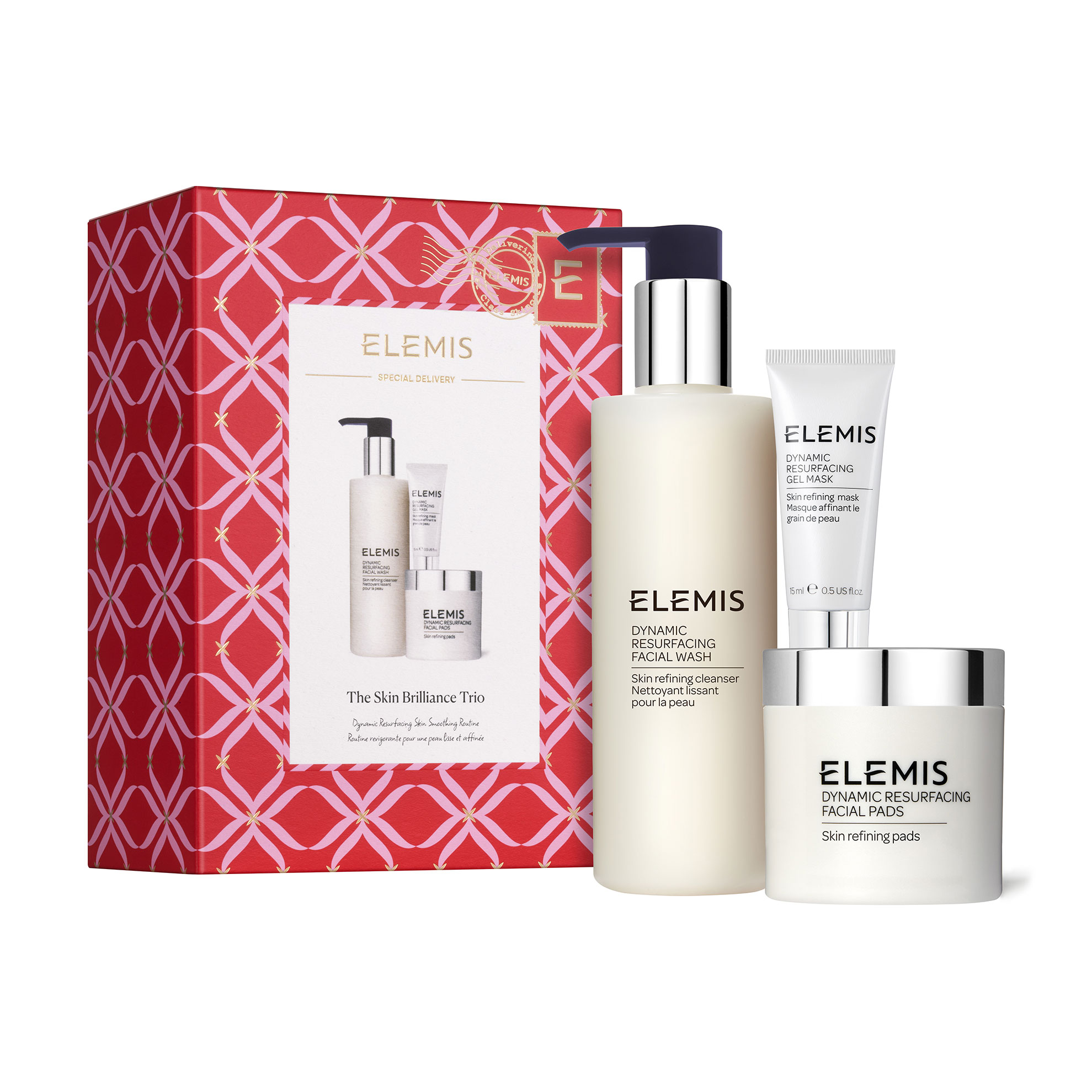 Уцінка! Набір для обличчя Elemis The Skin Brilliance Trio (крем для вмивання, 200 мл + маска, 15 мл + пади, 60 шт)
Уцінка! Набір для обличчя Elemis The Skin Brilliance Trio (крем для вмивання, 200 мл + маска, 15 мл + пади, 60 шт)