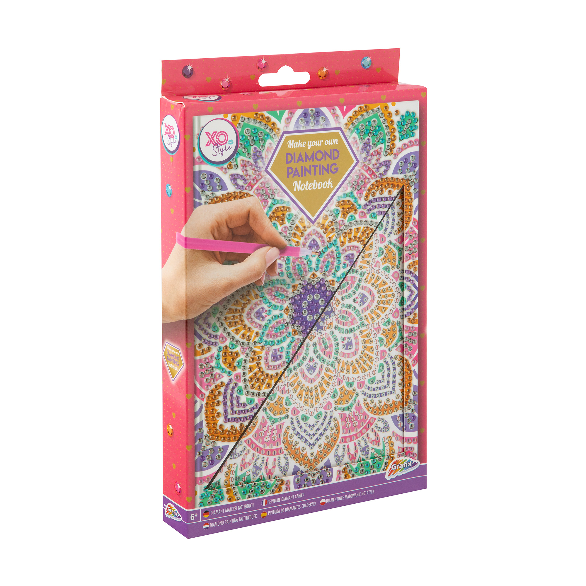 Блокнот-мозаїка Grafix Дерево життя, з алмазним розписом, А5, від 6 років (260021_2)
Блокнот-мозаїка Grafix Дерево життя, з алмазним розписом, А5, від 6 років (260021_2)