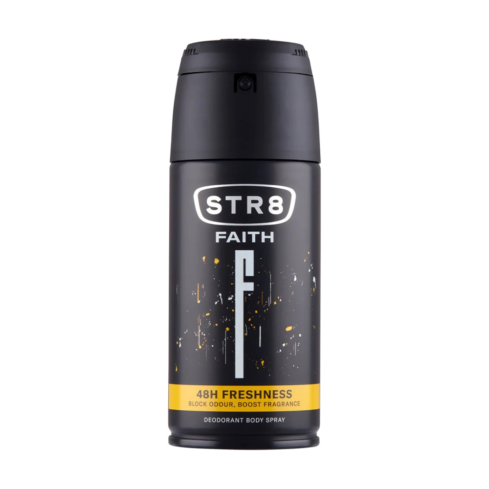 Парфумований дезодорант-спрей STR8 Faith 48H Freshness Deodorant Body Spray чоловічий, 150 мл
Парфумований дезодорант-спрей STR8 Faith 48H Freshness Deodorant Body Spray чоловічий, 150 мл
