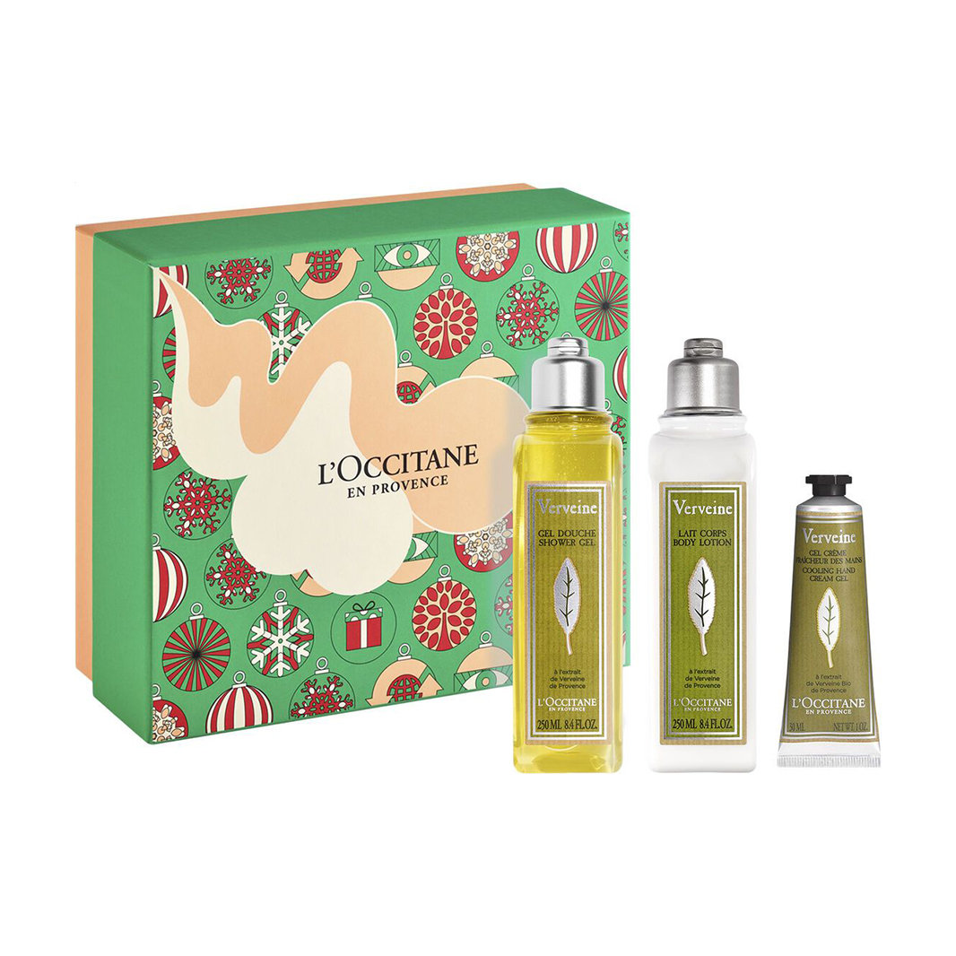 Подарунковий набір для тіла L'Occitane Вербена (молочко для тіла, 250 мл + крем для рук, 30 мл + гель для душу, 250 мл)
Подарунковий набір для тіла L'Occitane Вербена (молочко для тіла, 250 мл + крем для рук, 30 мл + гель для душу, 250 мл)