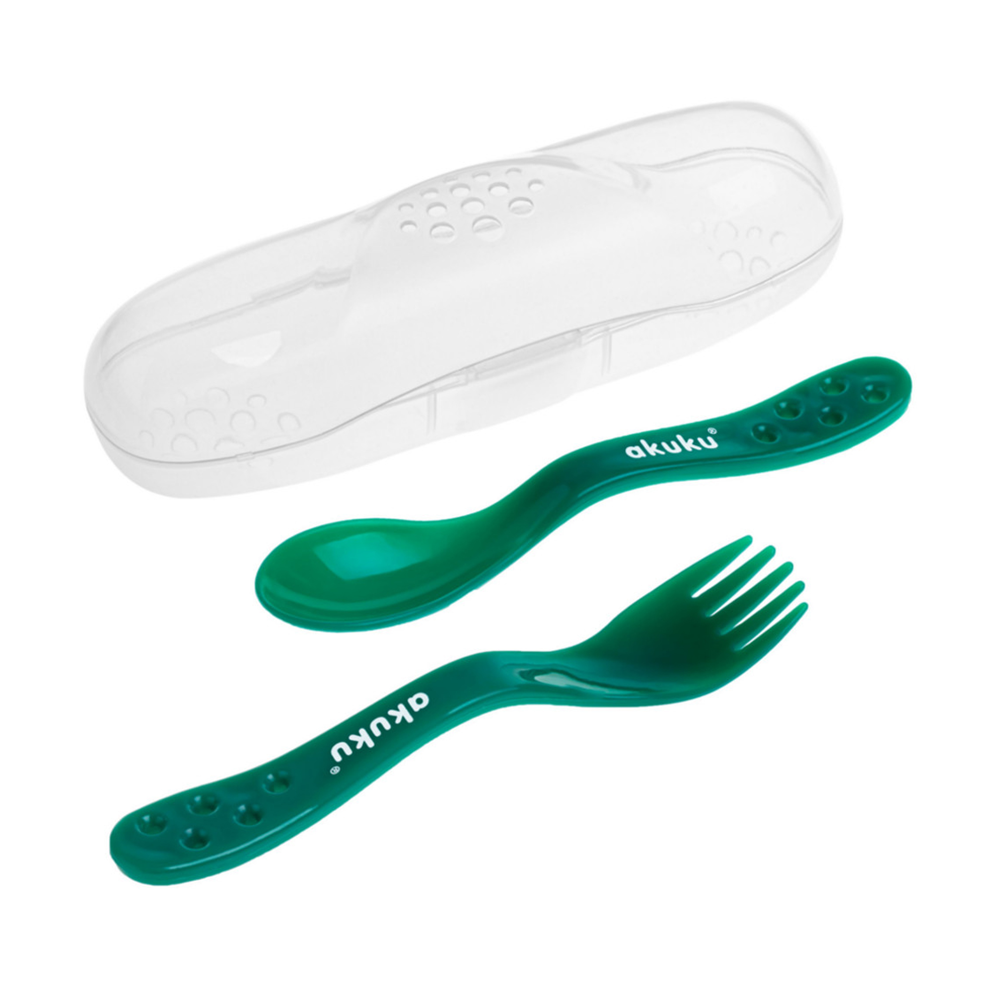 Дитячий набір ложка та виделка для годування Akuku від 1 року, зелений, 2 шт (А0074)
Дитячий набір ложка та виделка для годування Akuku від 1 року, зелений, 2 шт (А0074)