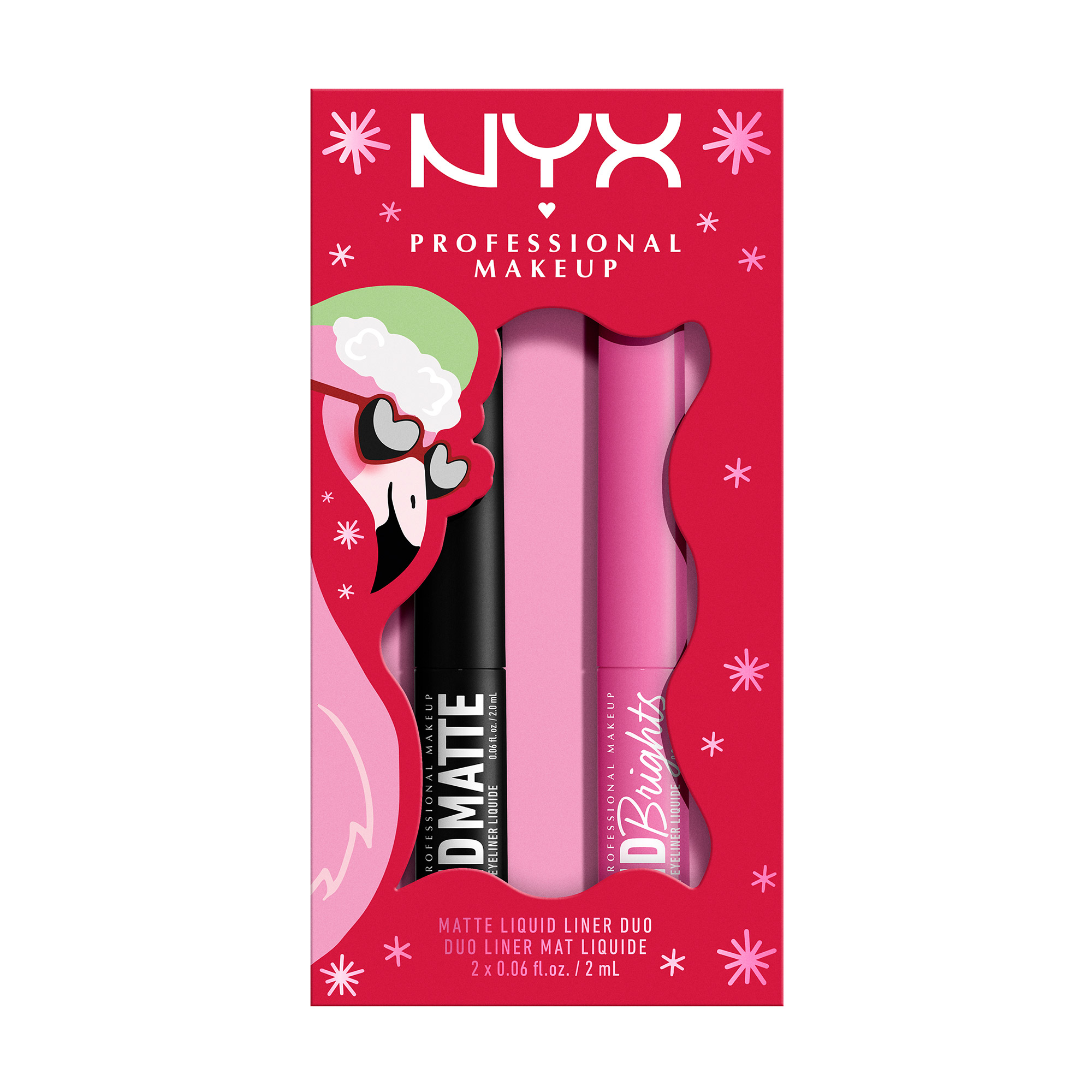 Уцінка! Набір підводок для очей NYX Professional Makeup Matte Liquid Liner Duo (чорна, 2 мл + рожева, 2 мл)
Уцінка! Набір підводок для очей NYX Professional Makeup Matte Liquid Liner Duo (чорна, 2 мл + рожева, 2 мл)