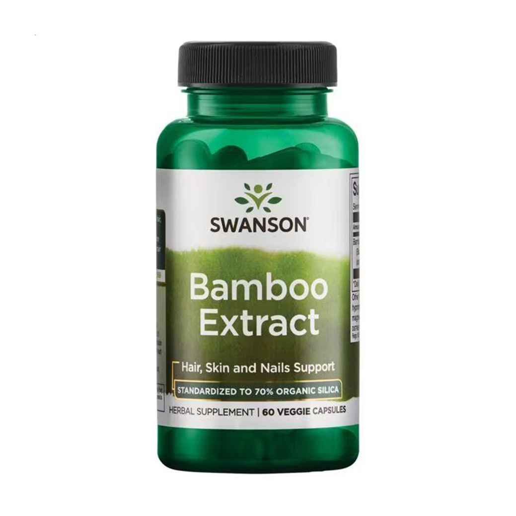 Екстракт бамбука Swanson Bamboo Extract 300 мг, 60 капсул
Екстракт бамбука Swanson Bamboo Extract 300 мг, 60 капсул
