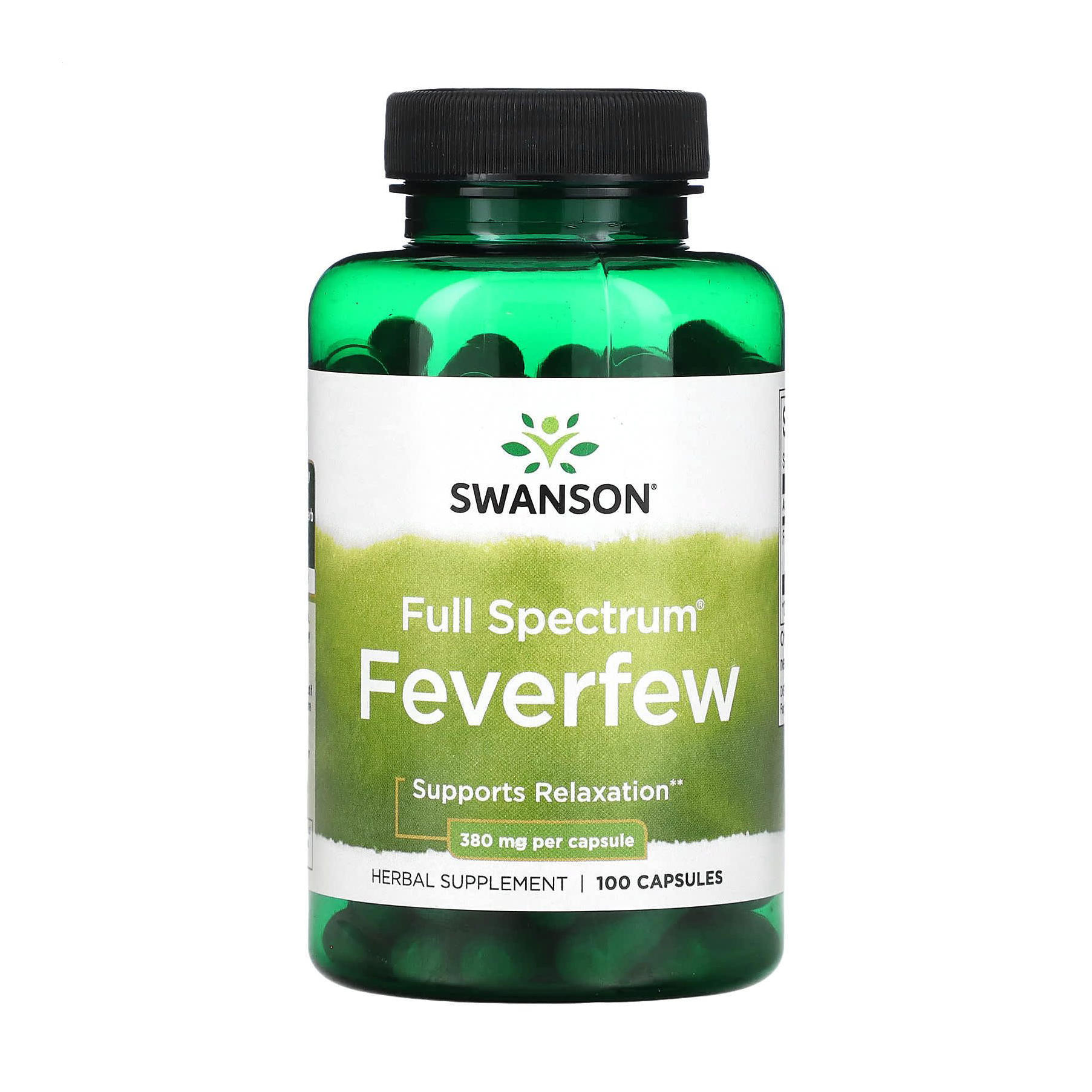 Піретрум дівочий Swanson Full Spectrum Feverfew 380 мг, 100 капсул
Піретрум дівочий Swanson Full Spectrum Feverfew 380 мг, 100 капсул