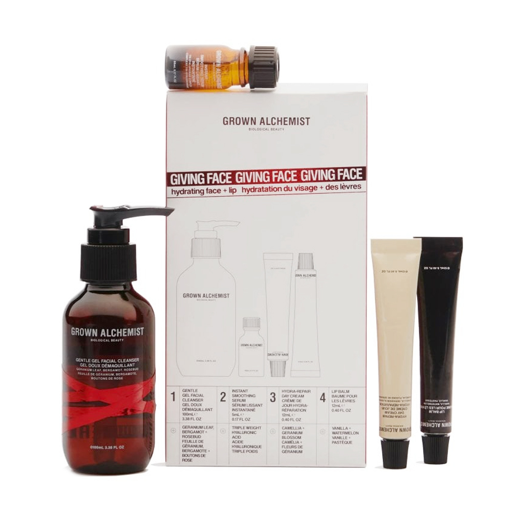 Набір для обличчя Grown Alchemist Giving Face Hydrating Skincare Gift Set, 4 предмети
Набір для обличчя Grown Alchemist Giving Face Hydrating Skincare Gift Set, 4 предмети