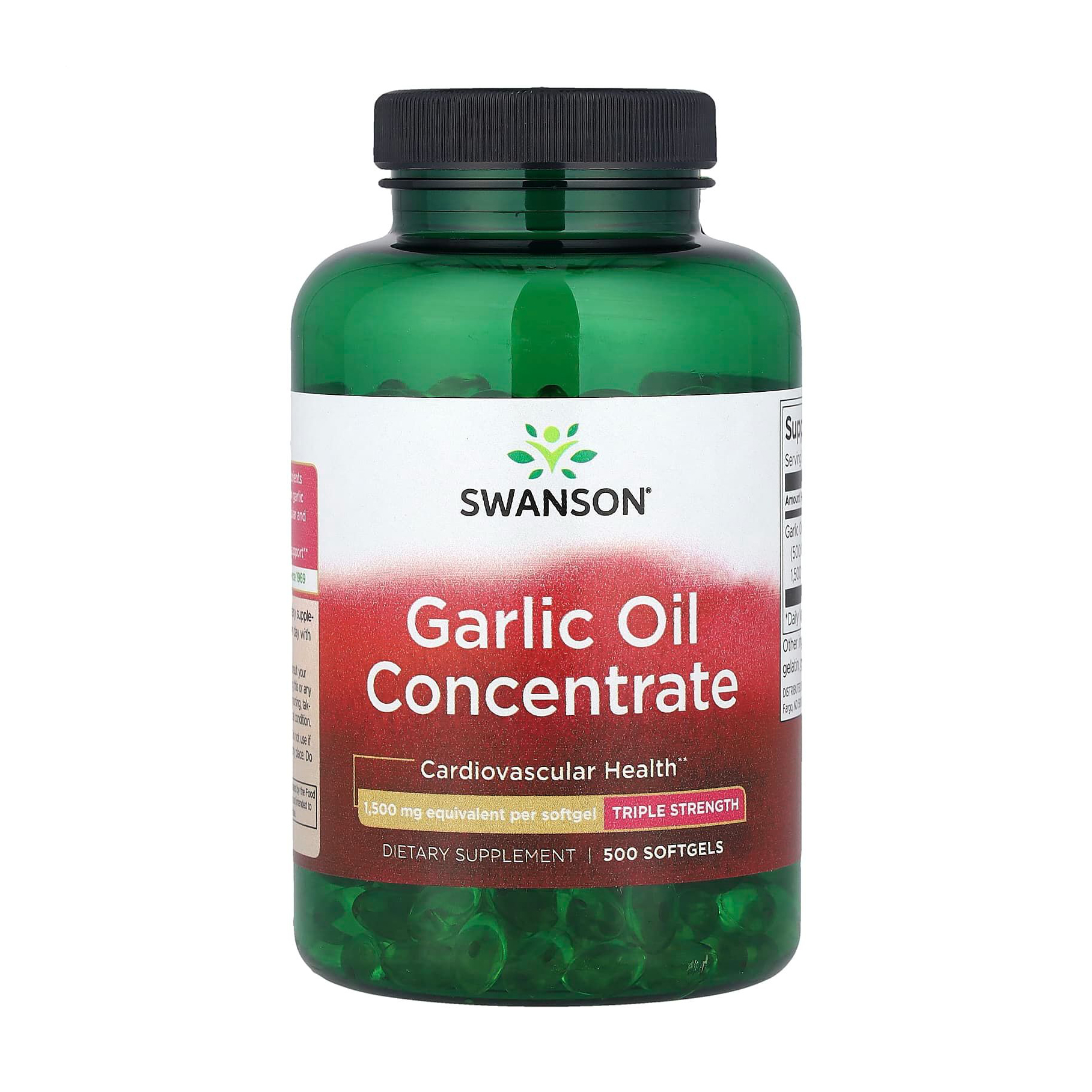 Часникова олія Swanson Garlic Oil 1500 мг, 500 капсул
Часникова олія Swanson Garlic Oil 1500 мг, 500 капсул