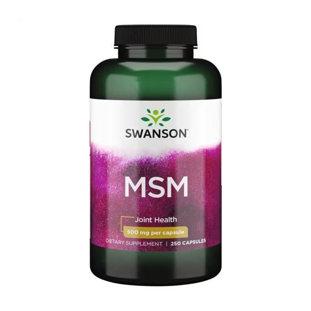 Метилсульфонілметан Swanson MSM 500 мг, 250 капсул
Метилсульфонілметан Swanson MSM 500 мг, 250 капсул