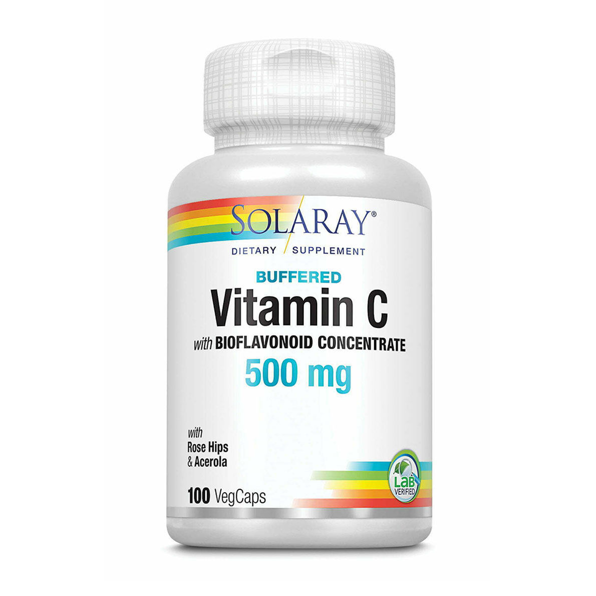 Вітамін С Solaray Buffered Vitamin C With Bioflavonoid Complex з комплексом біофлавоноїдів 500 мг, 100 капсул
Вітамін С Solaray Buffered Vitamin C With Bioflavonoid Complex з комплексом біофлавоноїдів 500 мг, 100 капсул
