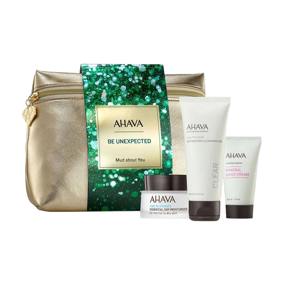 Уцінка! Подарунковий набір Ahava Be Unexpected Mud About You (маска для обличчя, 100 мл + крем для рук, 40 мл + крем для обличчя, 50 мл + косметичка)
Уцінка! Подарунковий набір Ahava Be Unexpected Mud About You (маска для обличчя, 100 мл + крем для рук, 40 мл + крем для обличчя, 50 мл + косметичка)