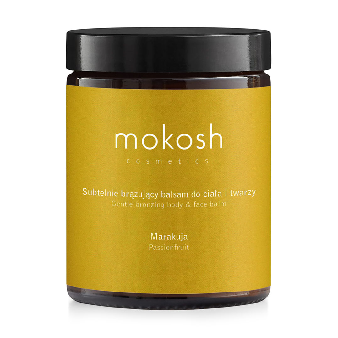 Бронзувальний бальзам для тіла та обличчя Mokosh Cosmetics Gentle Bronzing Body & Face Balm Маракуя, 180 мл
Бронзувальний бальзам для тіла та обличчя Mokosh Cosmetics Gentle Bronzing Body & Face Balm Маракуя, 180 мл