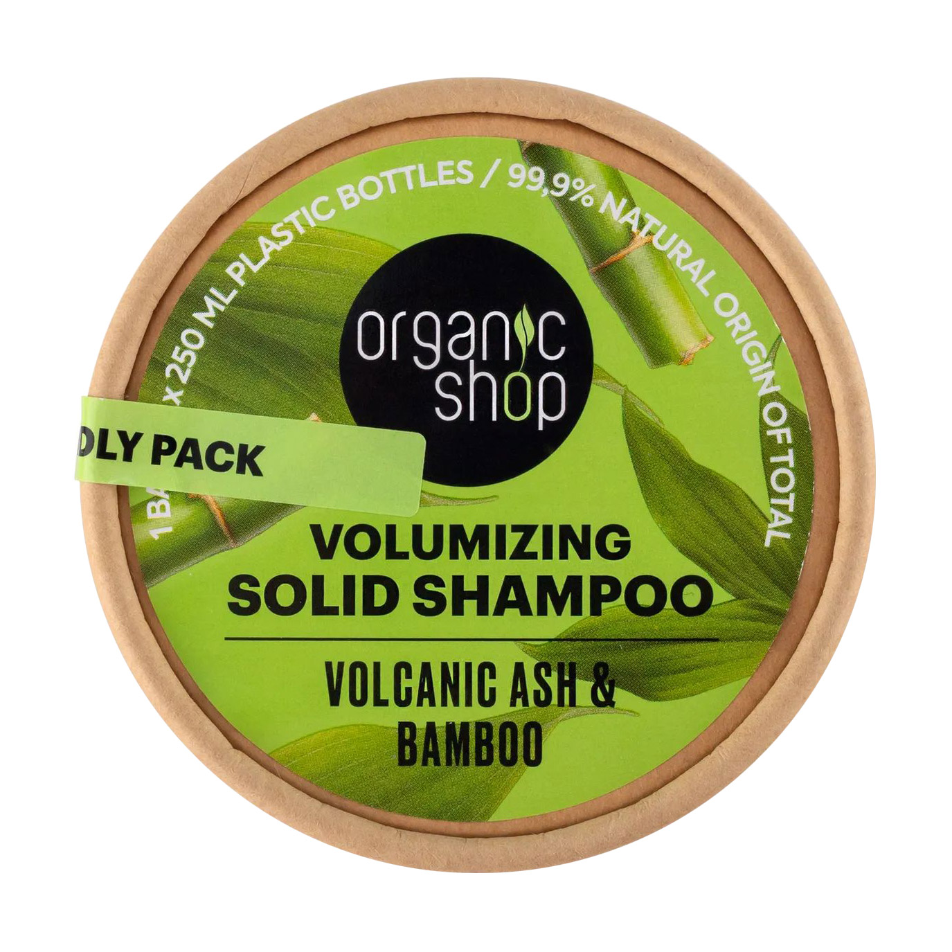 Уцінка! Твердий шампунь для волосся Organic Shop Volumizing Solid Shampoo Volanic Ash & Bamboo, 60 г
Уцінка! Твердий шампунь для волосся Organic Shop Volumizing Solid Shampoo Volanic Ash & Bamboo, 60 г