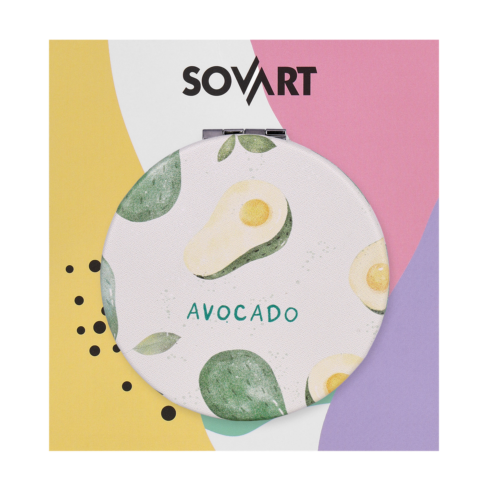 Дзеркало компактне Sovart кругле, Avocado
Дзеркало компактне Sovart кругле, Avocado