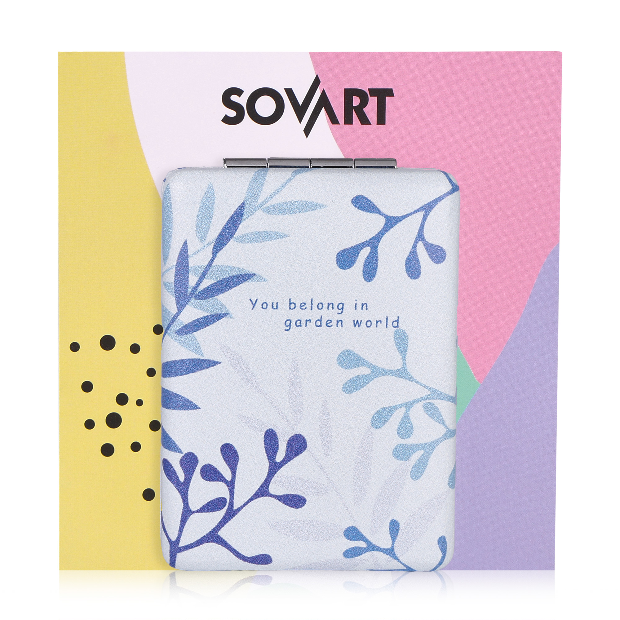 Люстерко Sovart компактне, прямокутне, блакитне
Люстерко Sovart компактне, прямокутне, блакитне