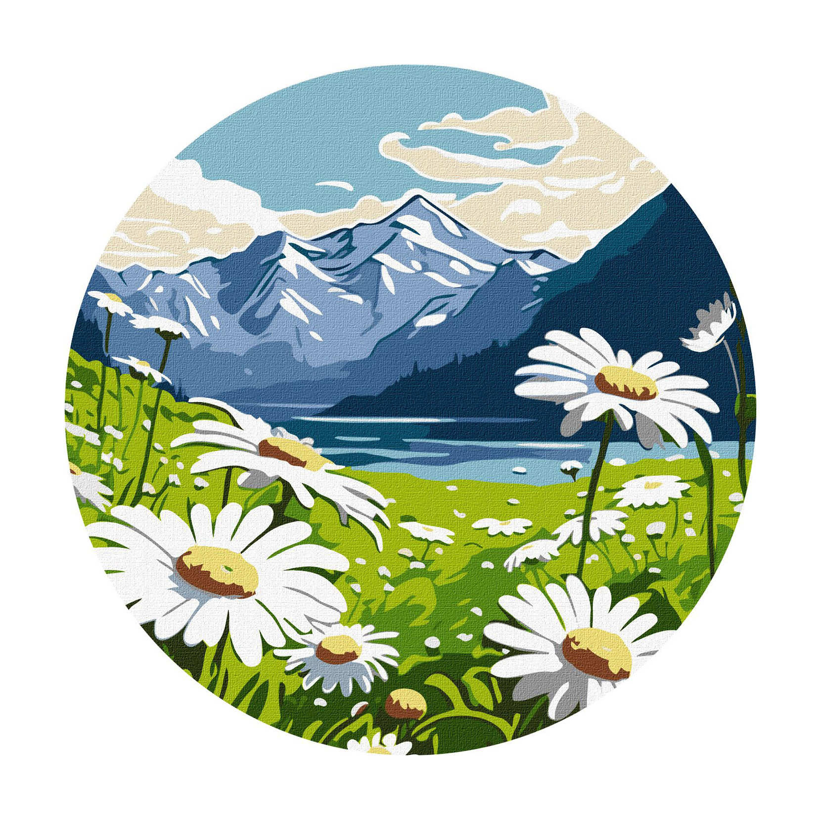 Картина за номерами Ideyka Ніжні ромашки, 33 см (KHO-R1029)
Картина за номерами Ideyka Ніжні ромашки, 33 см (KHO-R1029)