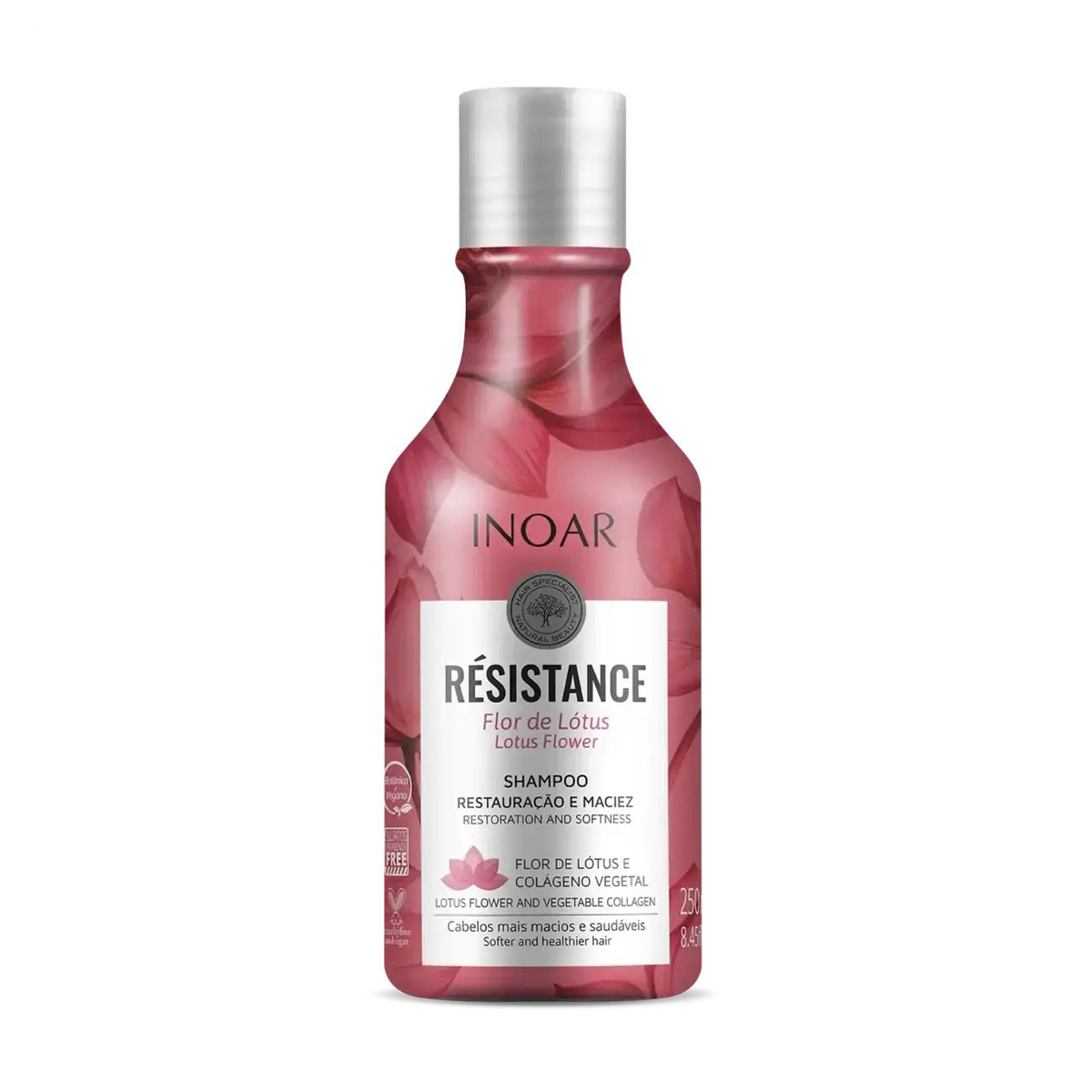 Безсульфатний шампунь для волосся Inoar Resistance Flor De Lotus Shampoo, 250 мл
Безсульфатний шампунь для волосся Inoar Resistance Flor De Lotus Shampoo, 250 мл