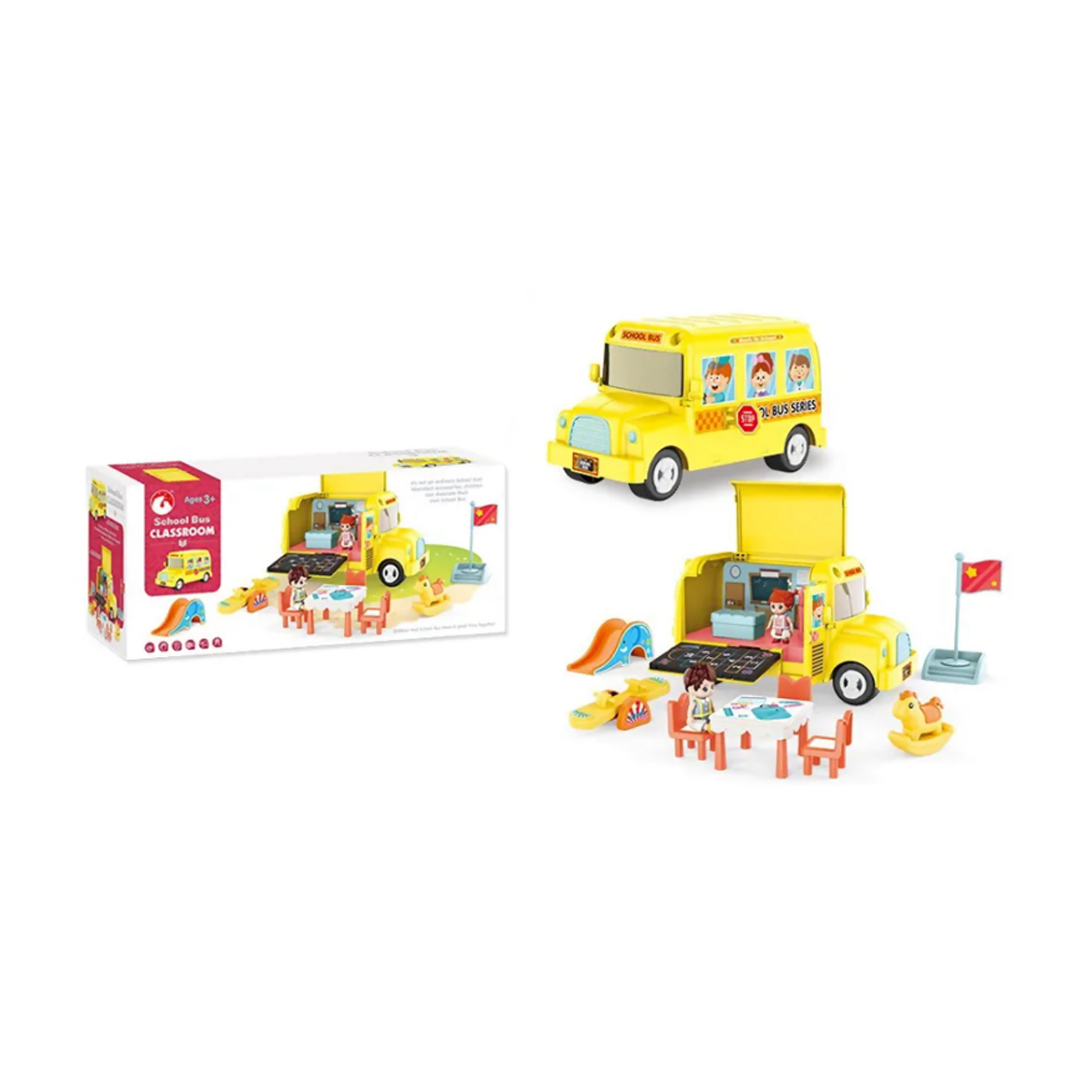 Дитячий ігровий набір YG Toys School Bus Classroom від 3 років, 32.5*11.9*13.8 см (G0031)
Дитячий ігровий набір YG Toys School Bus Classroom від 3 років, 32.5*11.9*13.8 см (G0031)