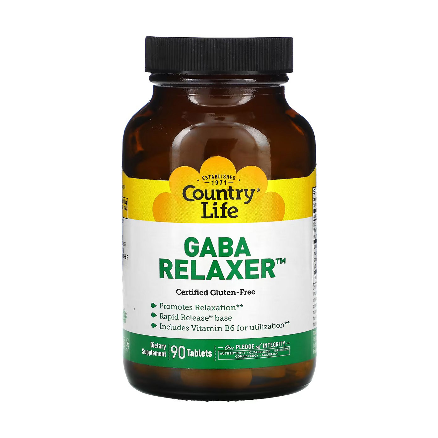 Гамма-аміномасляна кислота Country Life GABA Relaxer, 90 капсул
Гамма-аміномасляна кислота Country Life GABA Relaxer, 90 капсул