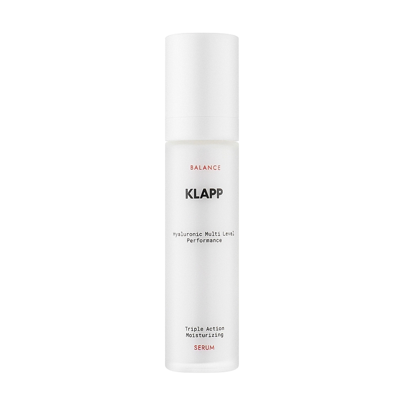 Зволожувальна сироватка для обличчя Klapp Balance Hyaluronic Multi Level Performance Triple Action Moisturizing Serum потрійної дії, 50 мл
Зволожувальна сироватка для обличчя Klapp Balance Hyaluronic Multi Level Performance Triple Action Moisturizing Serum потрійної дії, 50 мл