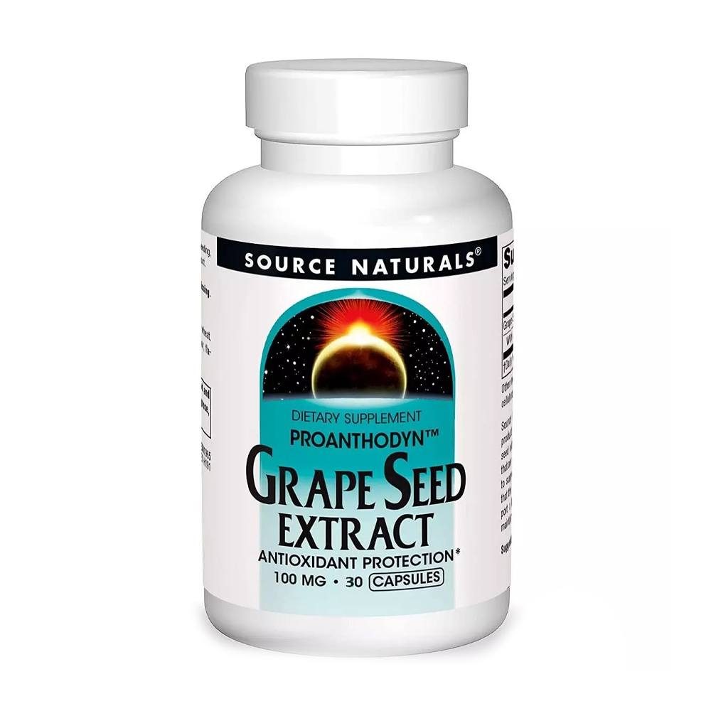Екстракт виноградних кісточок Source Naturals Proanthodyn Grape Seed Extract 100 мг, 30 капсул 
Екстракт виноградних кісточок Source Naturals Proanthodyn Grape Seed Extract 100 мг, 30 капсул