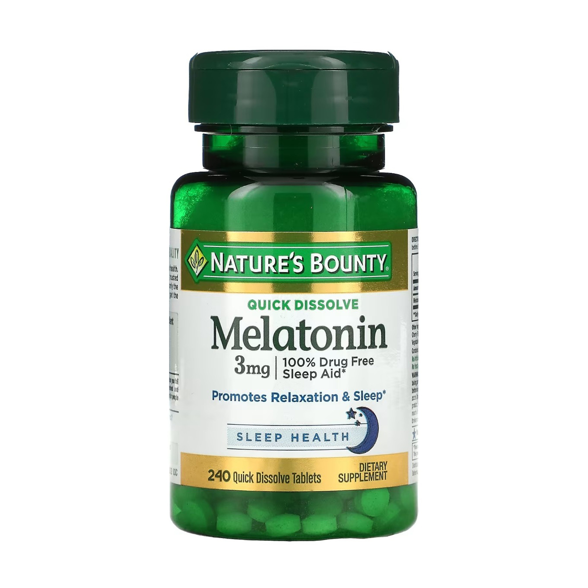 Мелатонін швидкорозчинний Nature's Bounty Quick Dissolve Melatonin 3 мг, зі смаком вишні, 240 таблеток
Мелатонін швидкорозчинний Nature's Bounty Quick Dissolve Melatonin 3 мг, зі смаком вишні, 240 таблеток