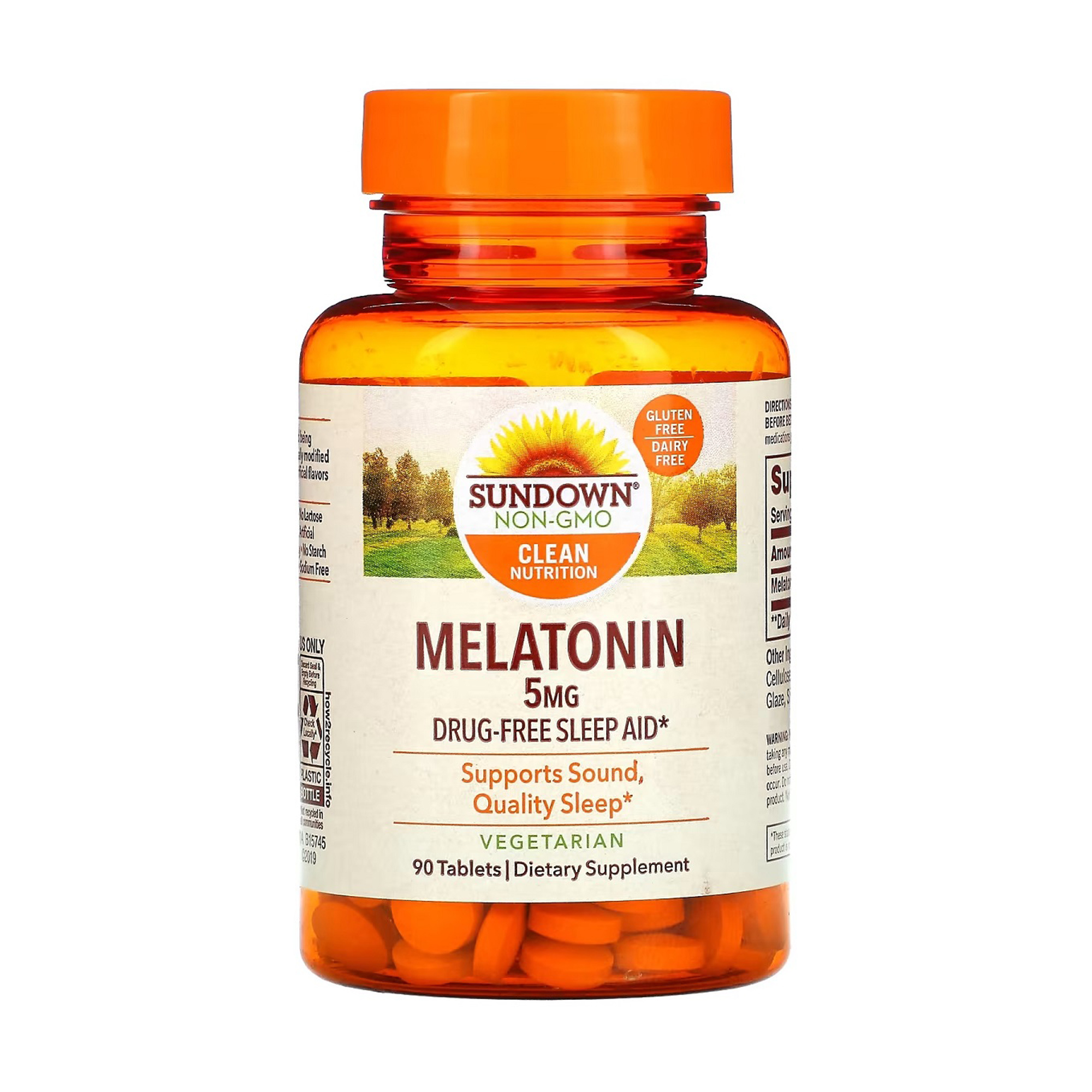 Мелатонін Sundown Melatonin 5 мг, 90 таблеток
Мелатонін Sundown Melatonin 5 мг, 90 таблеток