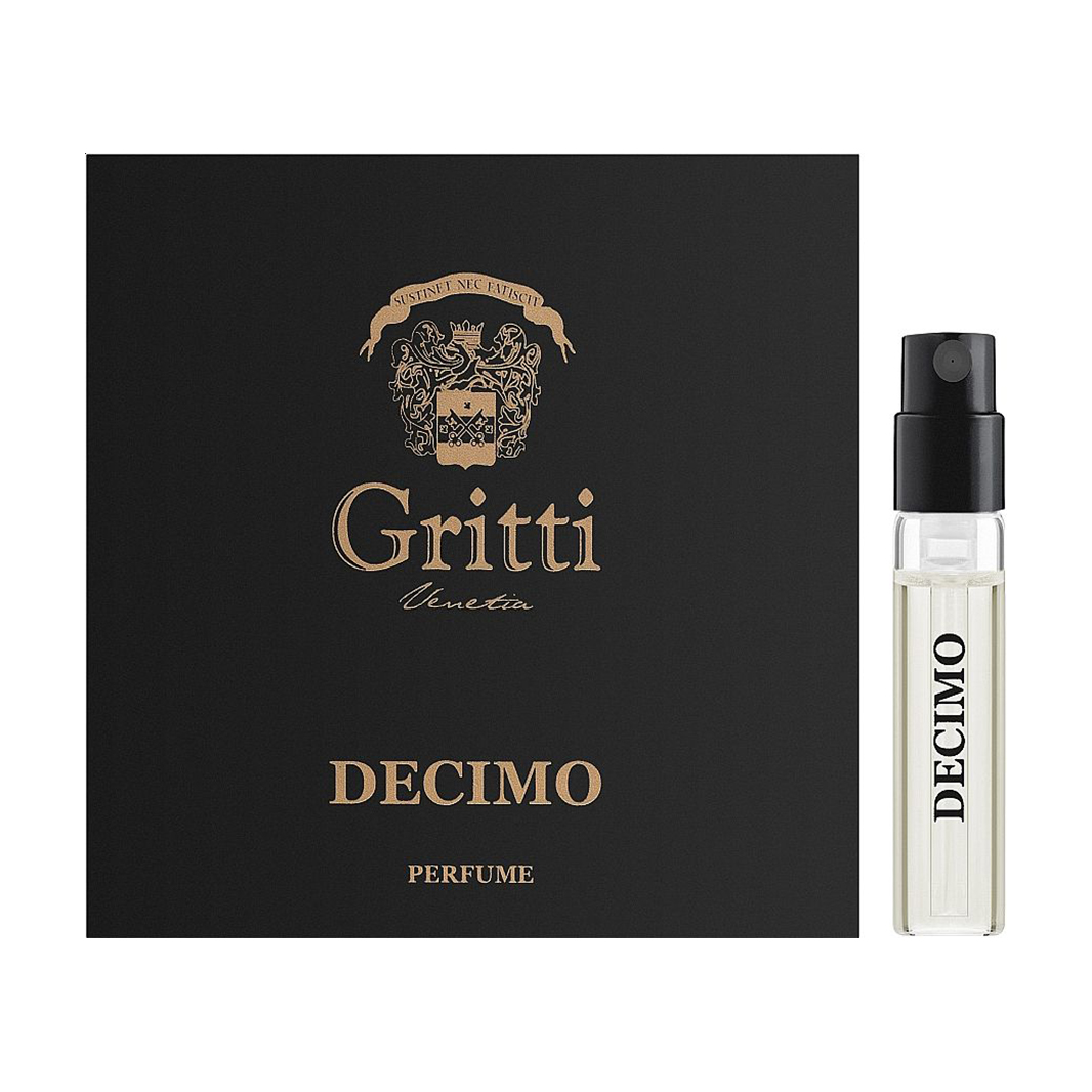 Gritti Decimo Парфумована вода чоловіча, 2 мл (пробник)
Gritti Decimo Парфумована вода чоловіча, 2 мл (пробник)