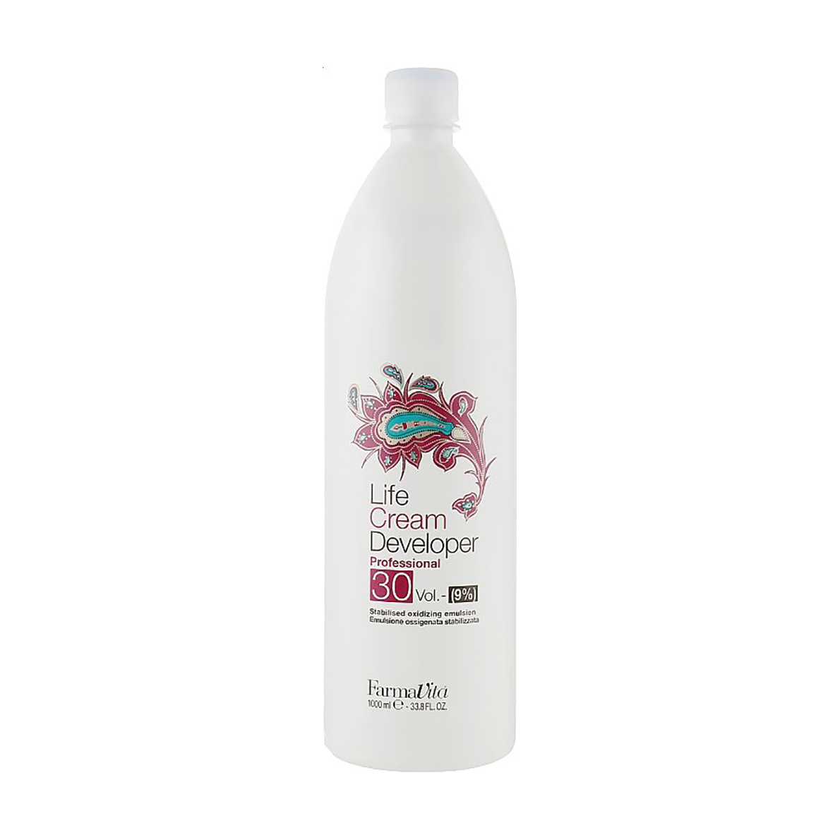 Уцінка! Окислювальна емульсія FarmaVita Life Cream Developer 9% (30 Vol), 1 л
Уцінка! Окислювальна емульсія FarmaVita Life Cream Developer 9% (30 Vol), 1 л