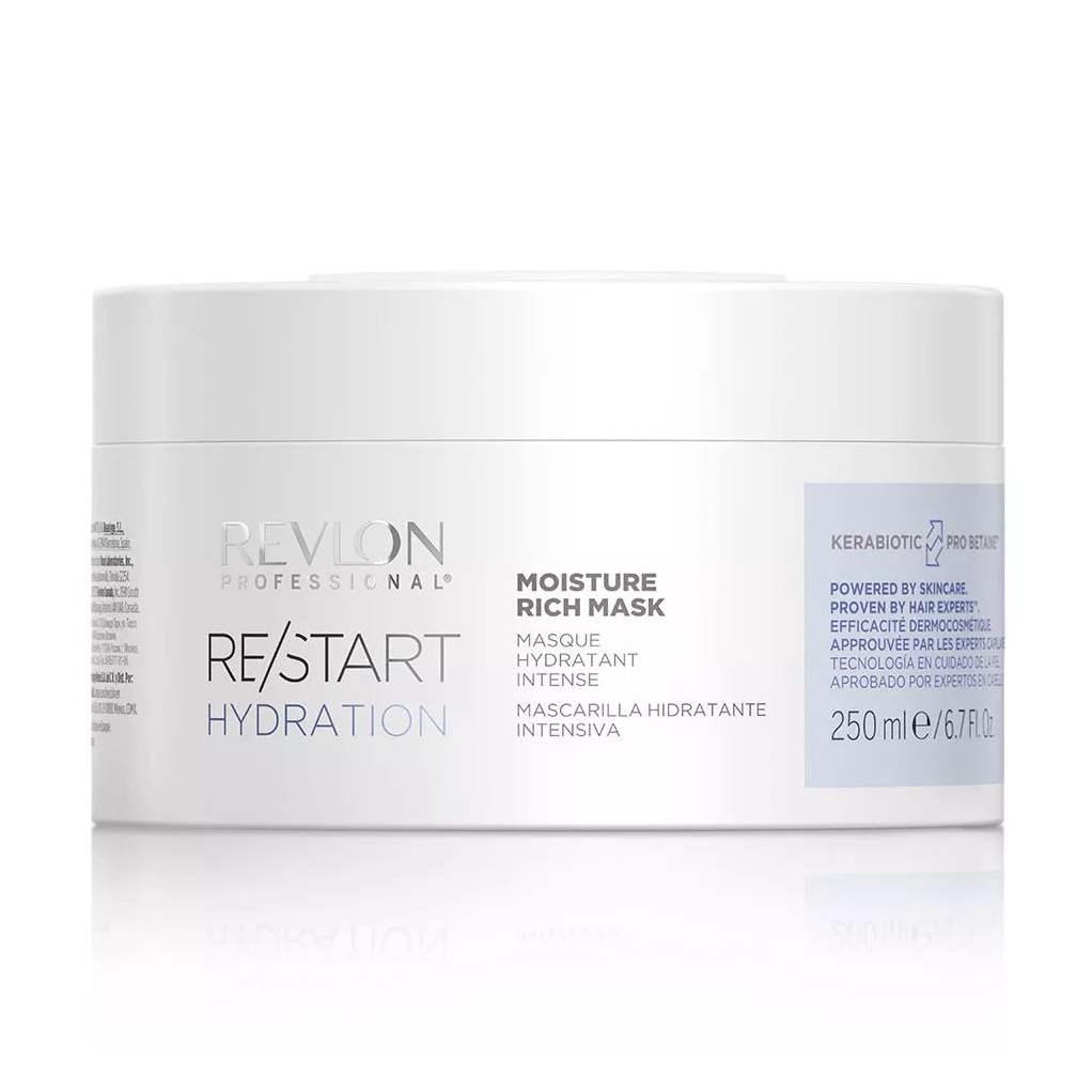Уцінка! Маска для зволоження волосся Revlon Professional Restart Hydration Moisture Rich Mask, 250 мл
Уцінка! Маска для зволоження волосся Revlon Professional Restart Hydration Moisture Rich Mask, 250 мл