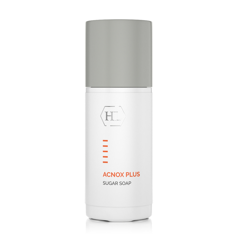 Цукрове мило для обличчя Holy Land Cosmetics Acnox Plus Sugar Soap, 125 мл
Цукрове мило для обличчя Holy Land Cosmetics Acnox Plus Sugar Soap, 125 мл