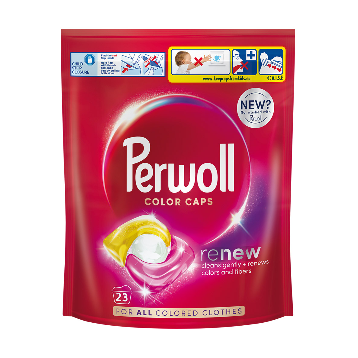 Уцінка! Капсули для прання Perwoll Renew Color для кольорових речей, 23 цикли прання, 23 шт
Уцінка! Капсули для прання Perwoll Renew Color для кольорових речей, 23 цикли прання, 23 шт