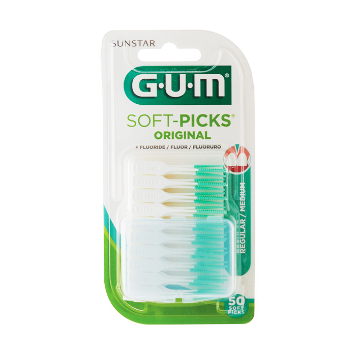 Набір міжзубних щіток GUM Soft-Picks Original Regular з фторидом, 50 шт
Набір міжзубних щіток GUM Soft-Picks Original Regular з фторидом, 50 шт