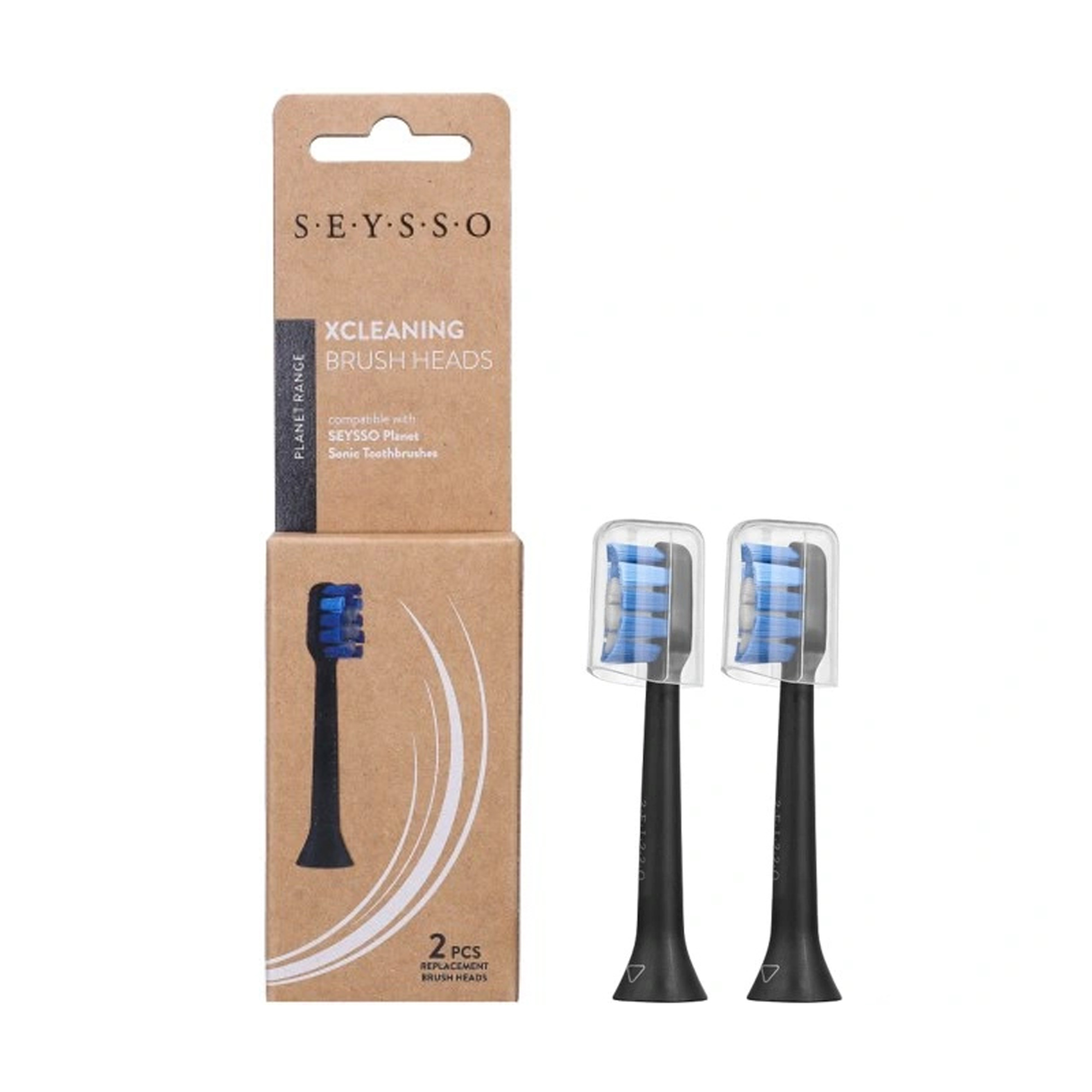 Змінні насадки для електричної зубної щітки Seysso Planet XCleaning, 2 шт
Змінні насадки для електричної зубної щітки Seysso Planet XCleaning, 2 шт