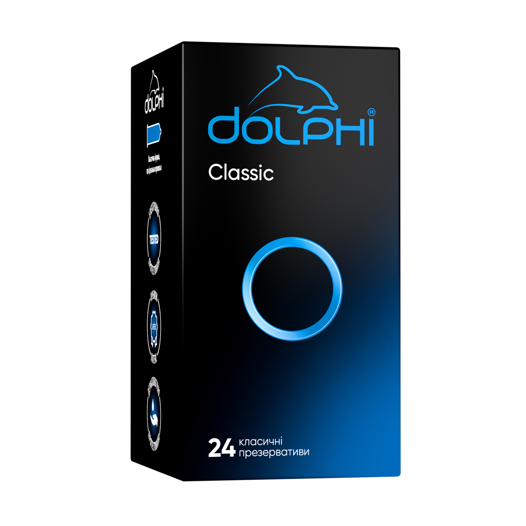 Презервативи Dolphi Classic Класичні, 24 шт
Презервативи Dolphi Classic Класичні, 24 шт