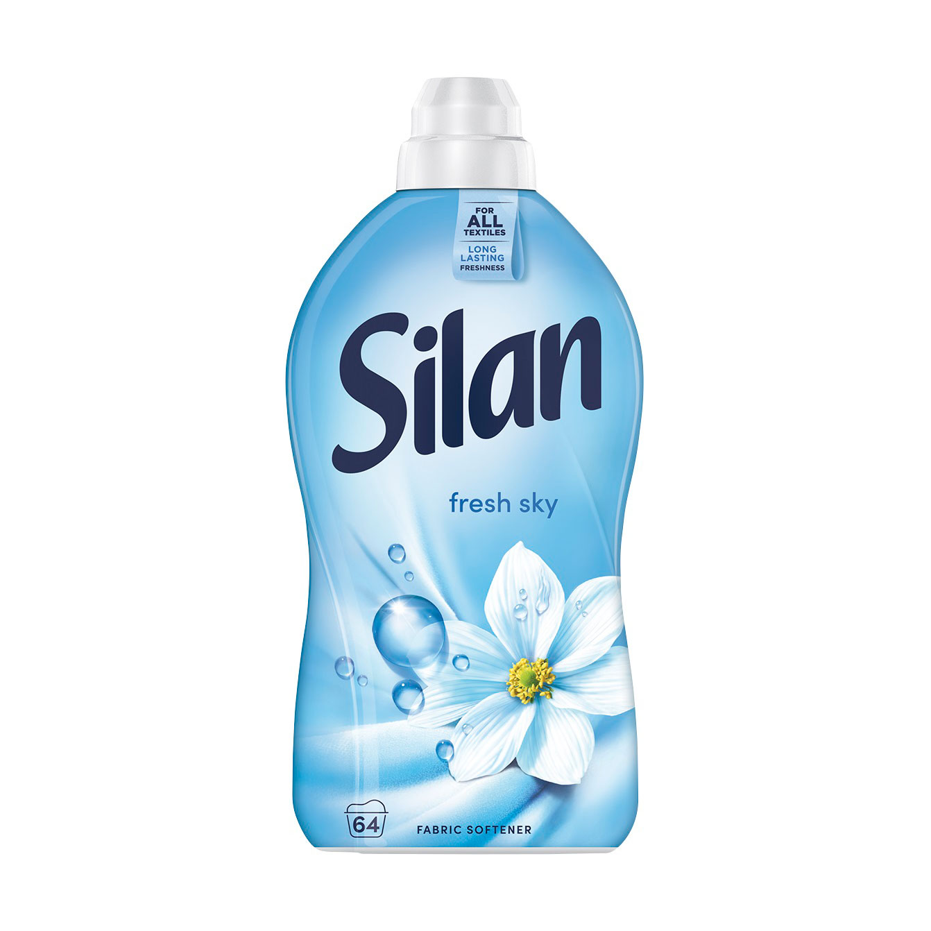 Кондиціонер для білизни Silan Небесна свіжість, 64 цикли прання, 1.408 л
Кондиціонер для білизни Silan Небесна свіжість, 64 цикли прання, 1.408 л