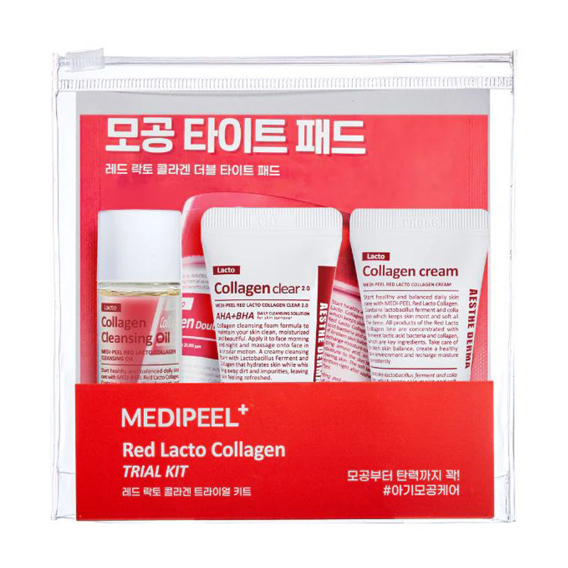 Набір для обличчя Medi-Peel Red Lacto Collagen Mini Multi Kit (гідрофільна олія, 20 мл + пінка для вмивання, 15 мл + пілінг-пади, 5 шт + крем, 15 г)
Набір для обличчя Medi-Peel Red Lacto Collagen Mini Multi Kit (гідрофільна олія, 20 мл + пінка для вмивання, 15 мл + пілінг-пади, 5 шт + крем, 15 г)