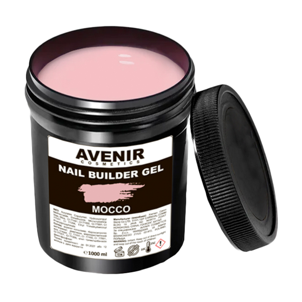 Гель для нарощування нігтів Avenir Cosmetics Builder Gel Pro 21 Mocco, 1 л
Гель для нарощування нігтів Avenir Cosmetics Builder Gel Pro 21 Mocco, 1 л