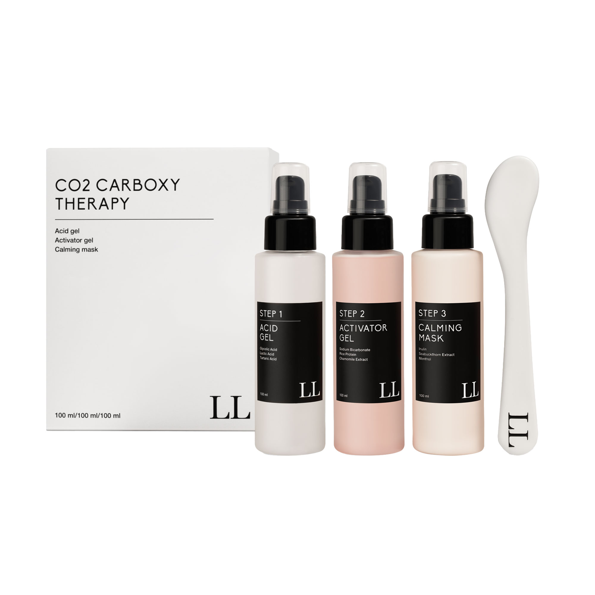 Уцінка! Набір для обличчя Love & Loss CO2 Carboxy Therapy (кислотний гель, 100 мл + гель-активатор, 100 мл + заспокійлива маска, 100 мл + лопатка)
Уцінка! Набір для обличчя Love & Loss CO2 Carboxy Therapy (кислотний гель, 100 мл + гель-активатор, 100 мл + заспокійлива маска, 100 мл + лопатка)