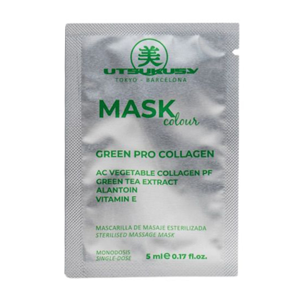 Антивікова антиоксидантна колагенова маска для обличчя Utsukusy Mask Color Green Pro Collagen, 5 мл (саше)
Антивікова антиоксидантна колагенова маска для обличчя Utsukusy Mask Color Green Pro Collagen, 5 мл (саше)