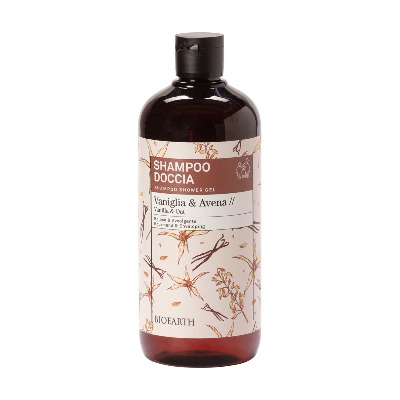 Шампунь-гель для волосся та душу Bioearth Family Shampoo Shower Gel Ваніль та овес, 500 мл
Шампунь-гель для волосся та душу Bioearth Family Shampoo Shower Gel Ваніль та овес, 500 мл
