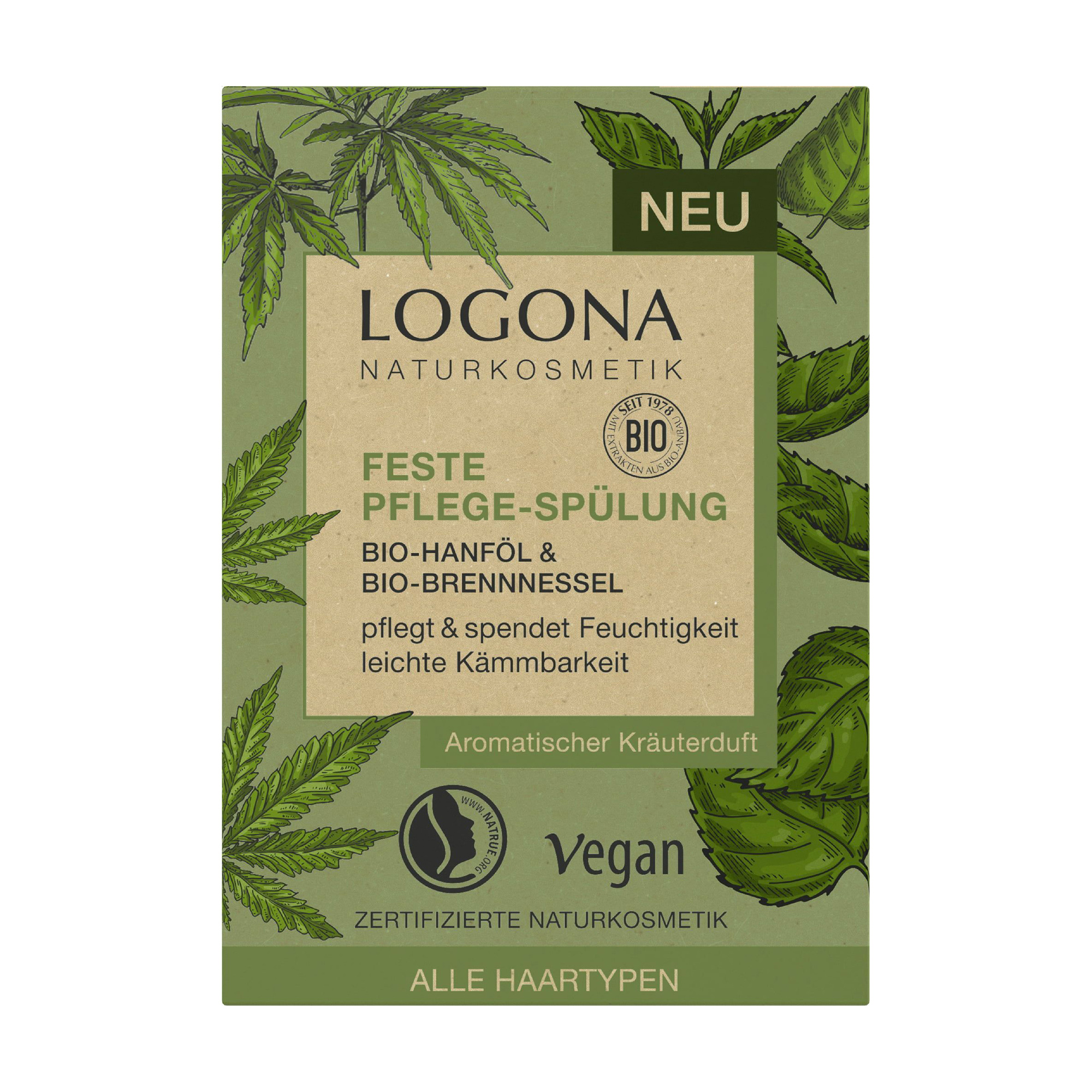 Твердий кондиціонер Logona Solid Care Conditioner для всіх типів волосся, з коноплею та кропивою, 60 г
Твердий кондиціонер Logona Solid Care Conditioner для всіх типів волосся, з коноплею та кропивою, 60 г