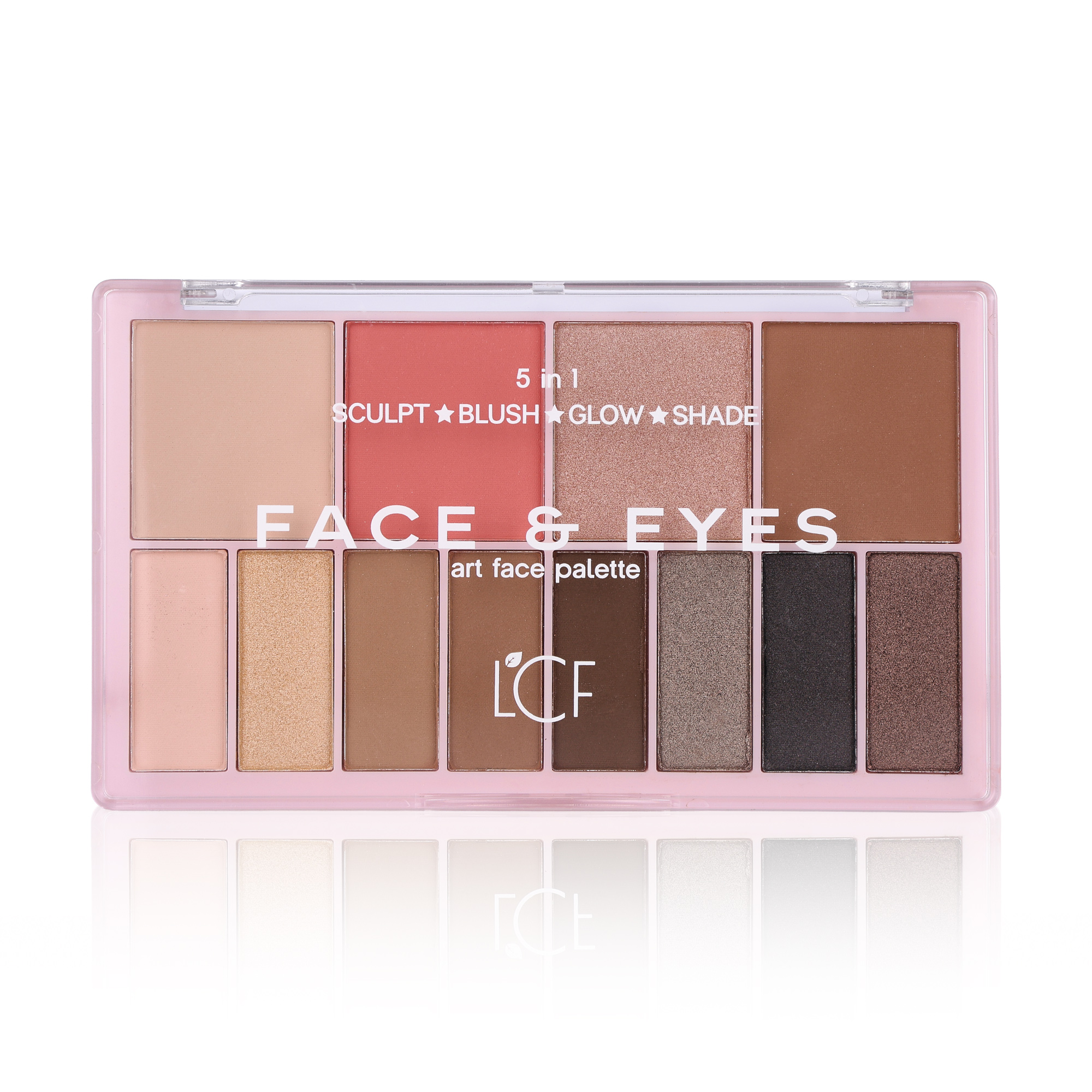 Палетка для макіяжу обличчя 5 в 1 LCF Face & Eyes, 21.7 г
Палетка для макіяжу обличчя 5 в 1 LCF Face & Eyes, 21.7 г