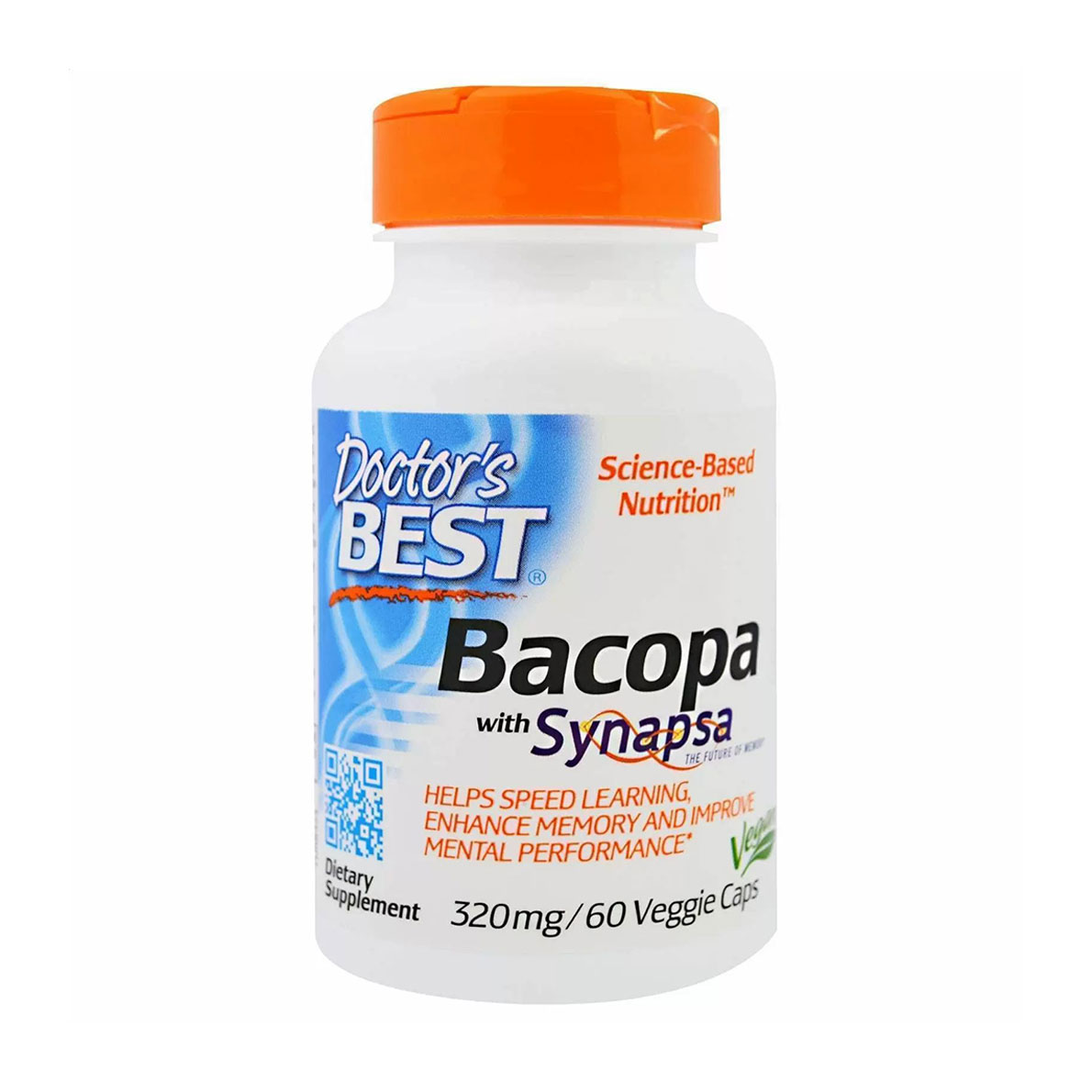 Бакопа Doctor's Best Bacopa With Synapsa 320 мг, 60 рослинних капсул
Бакопа Doctor's Best Bacopa With Synapsa 320 мг, 60 рослинних капсул