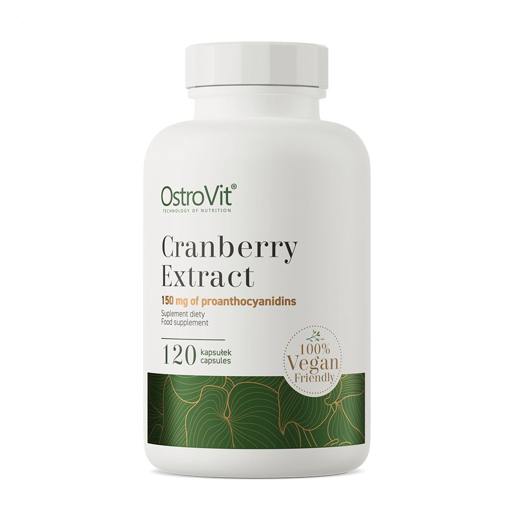 Екстракт журавлини OstroVit Cranberry Extract 150 мг, 120 капсул
Екстракт журавлини OstroVit Cranberry Extract 150 мг, 120 капсул