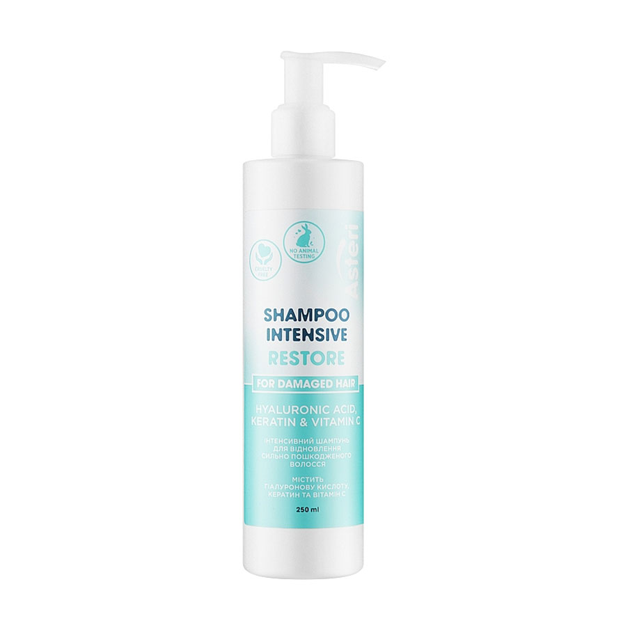 Уцінка! Інтенсивний шампунь Asteri Restore Intensive Shampoo для відновлення сильно пошкодженого волосся, 250 мл
Уцінка! Інтенсивний шампунь Asteri Restore Intensive Shampoo для відновлення сильно пошкодженого волосся, 250 мл