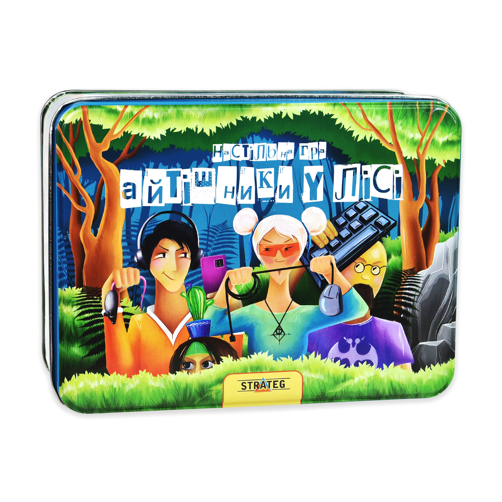 Настільна гра Strateg Айтішники у лісі, українською мовою, 13.5*18.2*6.5 см, 207 елементів (30388)
Настільна гра Strateg Айтішники у лісі, українською мовою, 13.5*18.2*6.5 см, 207 елементів (30388)