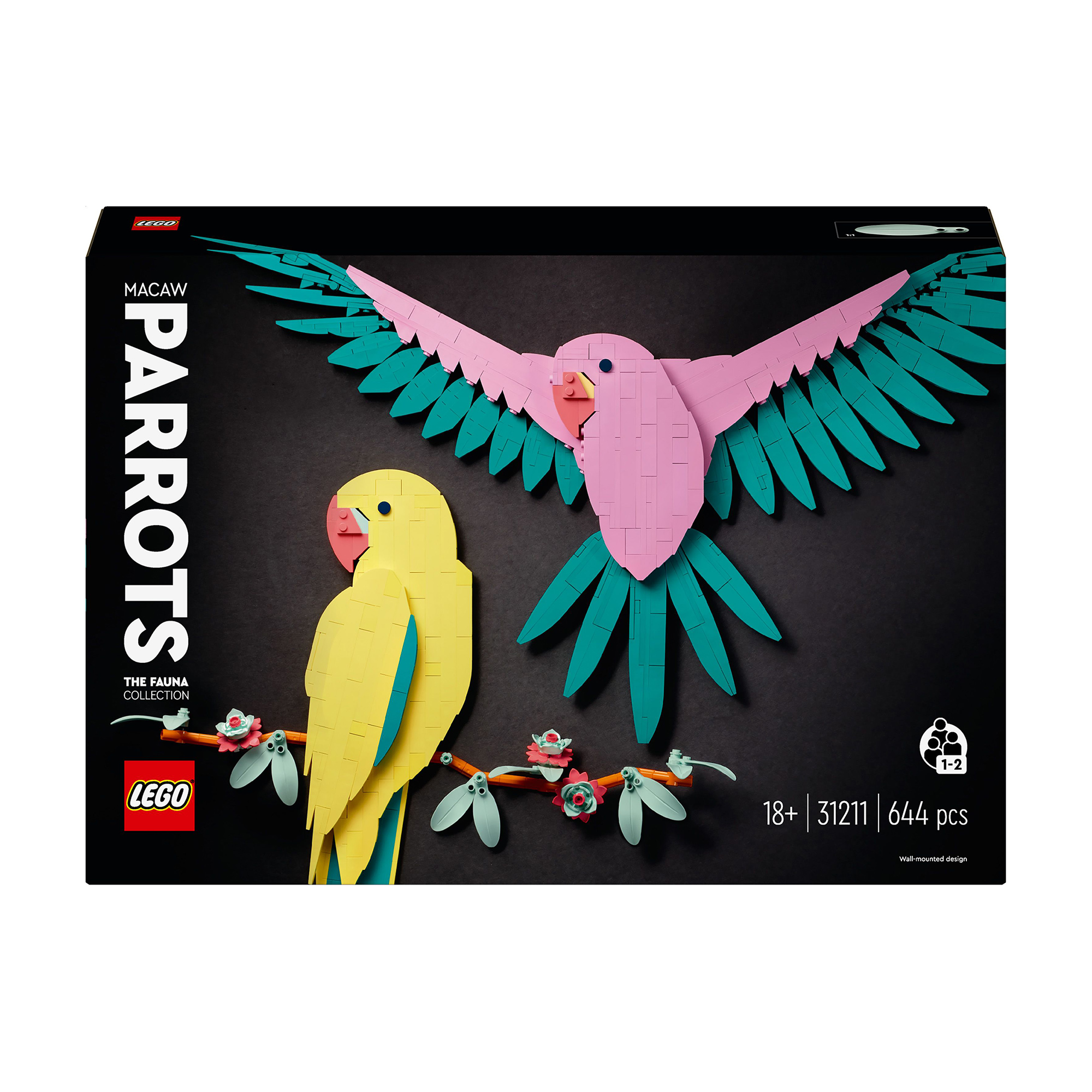 Конструктор LEGO Parrots The Fauna Collection Папуги Ара, 644 деталі, від 18 років (31211)
Конструктор LEGO Parrots The Fauna Collection Папуги Ара, 644 деталі, від 18 років (31211)
