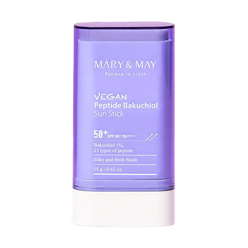 Сонцезахисний стік для обличчя Mary & May Vegan Peptide Bakuchiol Sun Stick, SPF 50+ PA++++, 18 г
Сонцезахисний стік для обличчя Mary & May Vegan Peptide Bakuchiol Sun Stick, SPF 50+ PA++++, 18 г