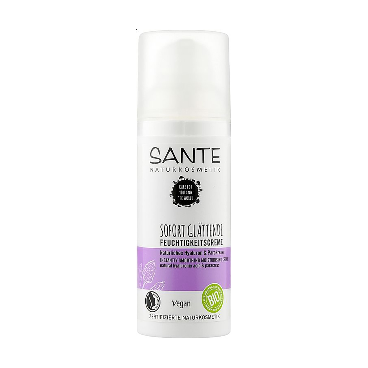 Уцінка! Зволожувальний ботокс-крем для обличчя Sante Instant Smooth Moisture Cream проти зморщок, з гіалуроновою кислотою та акмелою, 50 мл
Уцінка! Зволожувальний ботокс-крем для обличчя Sante Instant Smooth Moisture Cream проти зморщок, з гіалуроновою кислотою та акмелою, 50 мл